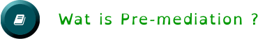   Wat is Pre-mediation ?